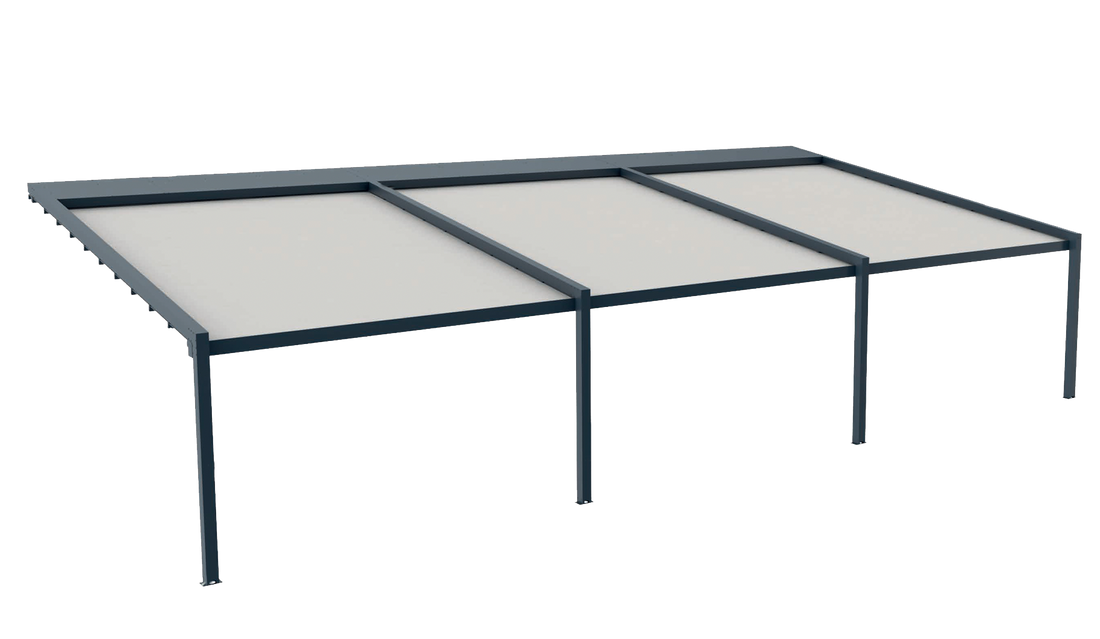 Productdetail van een pergoladak met doek