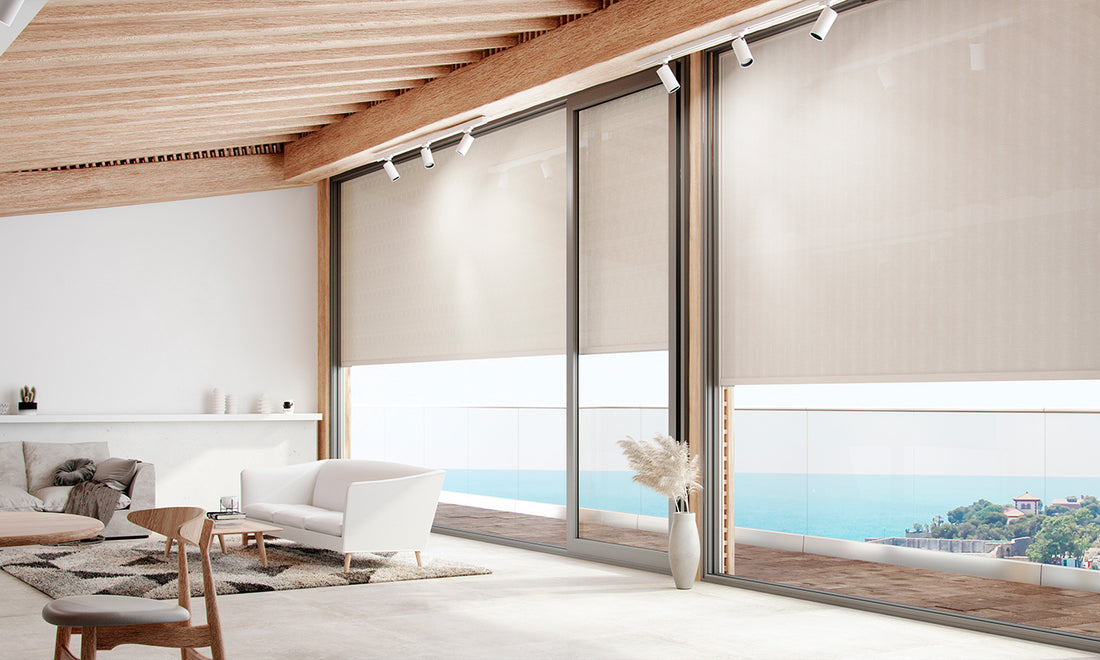 Verticale screens voor een overdekt terras