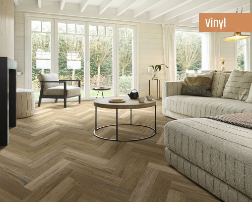 Vinyl vloer met houtdessin