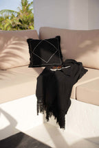 De Gypsy Bedsprei - Zwart — Bazar Bizar, foto 4