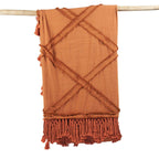De Berber-bedsprei - Terracotta — Bazar Bizar, foto 5