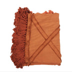 De Berber-bedsprei - Terracotta — Bazar Bizar, foto 6