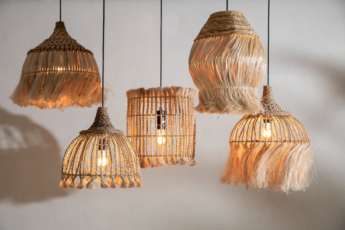 De Abaca Kwastjehanger - Naturel - S — Bazar Bizar, foto 5