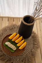 De Zeegras Raffia Placemat - Naturel — Bazar Bizar, foto 2