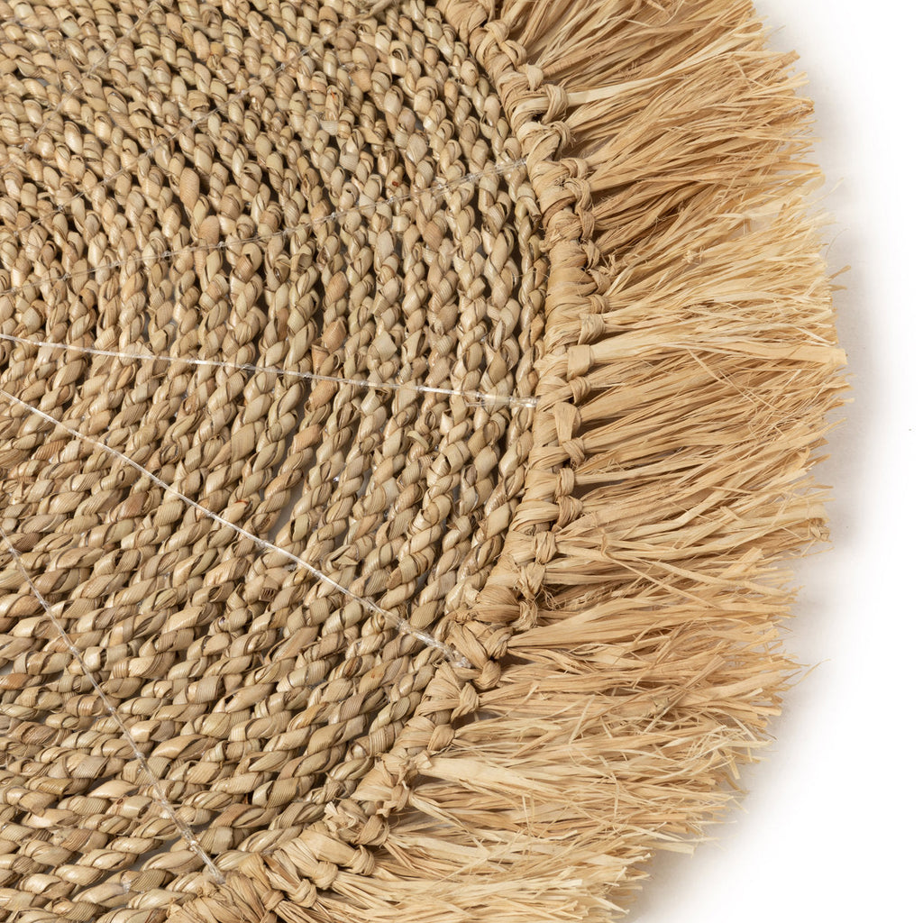 De Zeegras Raffia Placemat - Naturel — Bazar Bizar, foto 5