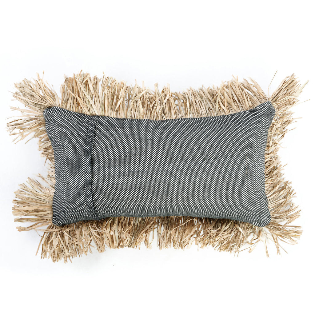 De Katoenen Bonita Kussenhoes - Naturel Zwart - 30x50 — Bazar Bizar, foto 9