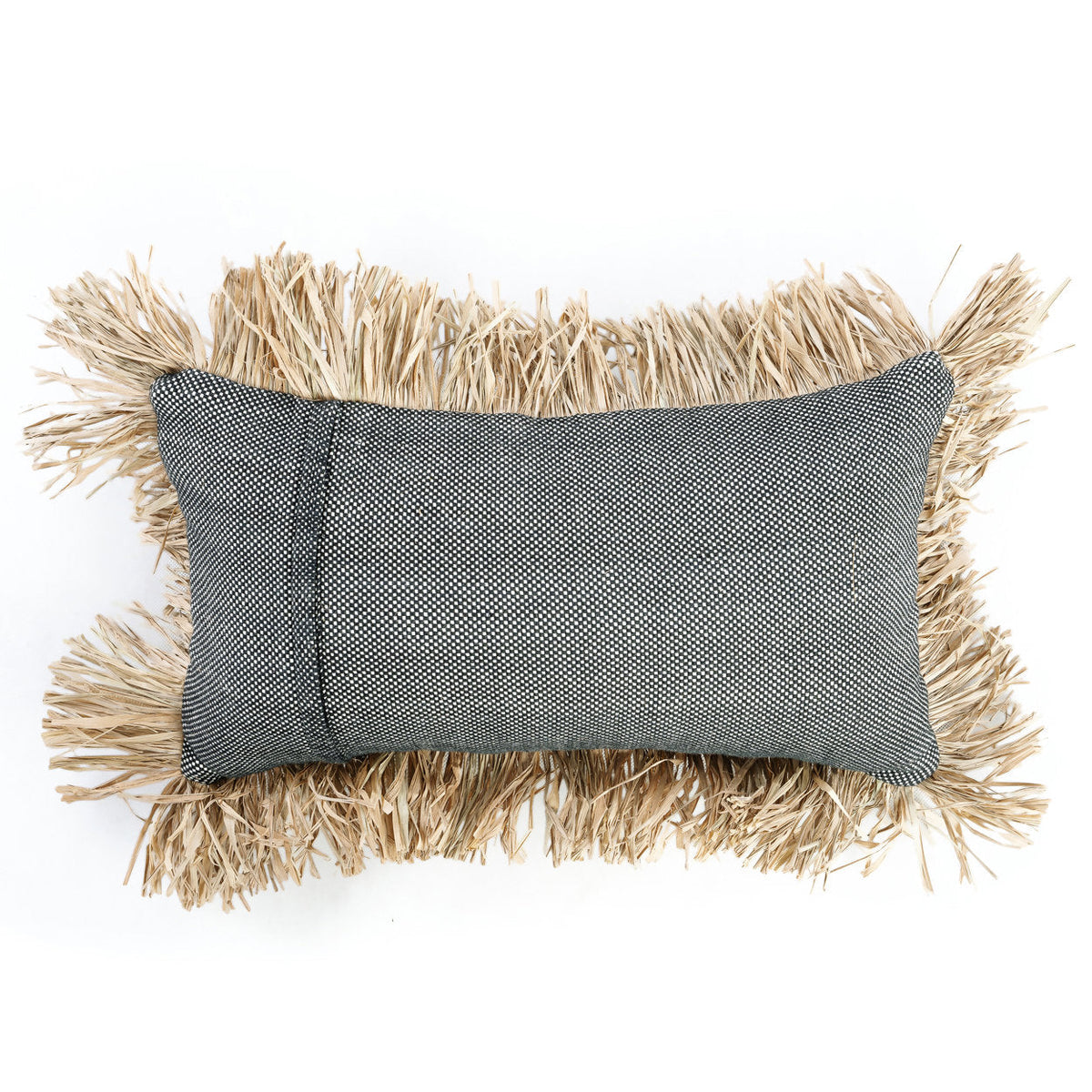 De Katoenen Bonita Kussenhoes - Naturel Zwart - 30x50 — Bazar Bizar, foto 9