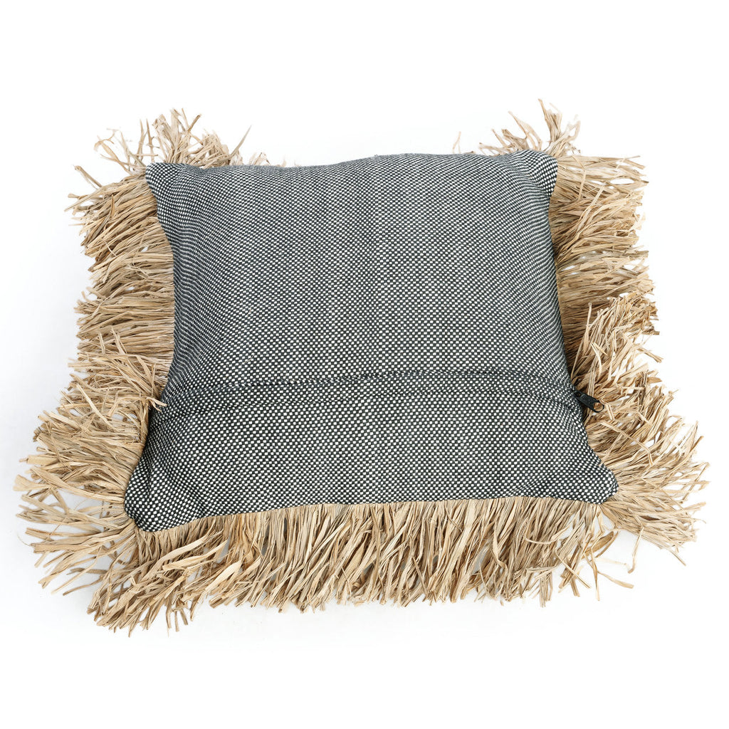 De Katoenen Bonita Kussenhoes - Natuurlijk Zwart - 40x40 — Bazar Bizar, foto 8