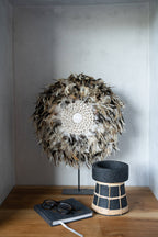 De Serene Kaarsenhouder - Zwart Naturel - M — Bazar Bizar, foto 2