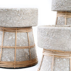 De Serene Kaarsenhouder - Beton Naturel - L — Bazar Bizar, foto 5