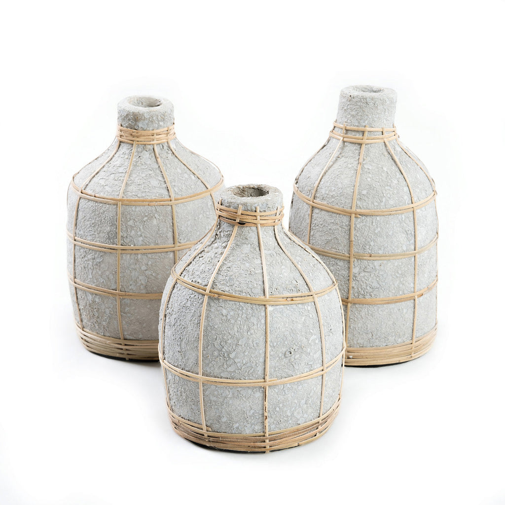 De Whoopy Vaas - Beton Naturel - L — Bazar Bizar, foto 9