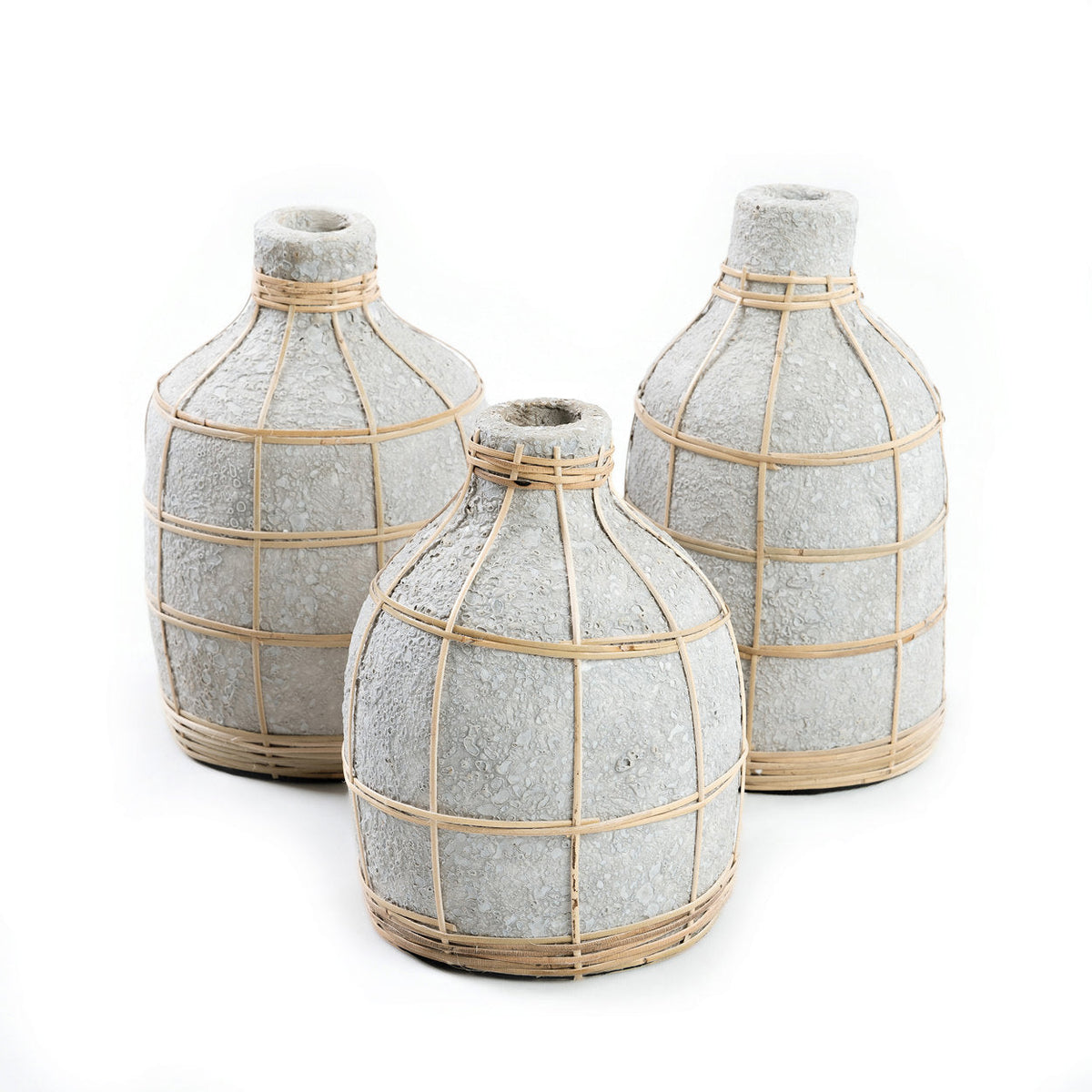 De Whoopy Vaas - Beton Naturel - L — Bazar Bizar, foto 9