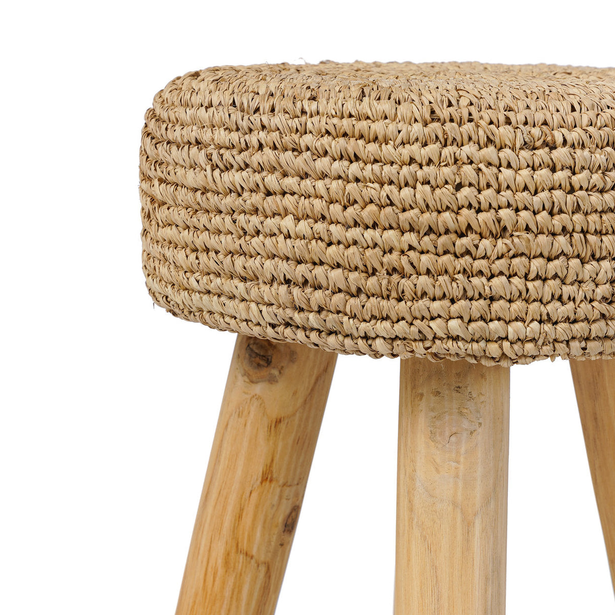 De Raffia Kruk - Natuurlijk — Bazar Bizar, foto 7