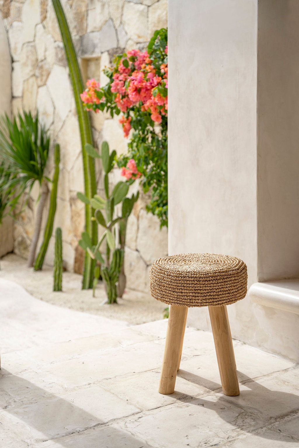 De Raffia Kruk - Natuurlijk — Bazar Bizar, foto 2