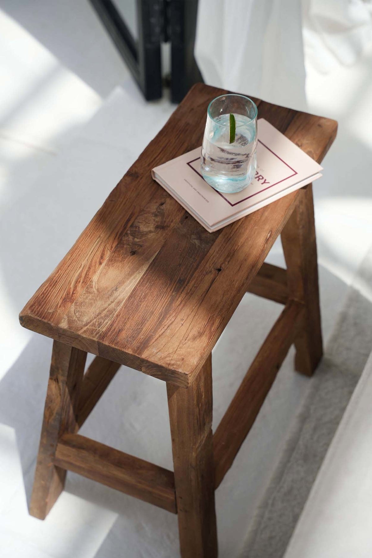 De Fab Rustieke Kruk - Naturel — Bazar Bizar, foto 3