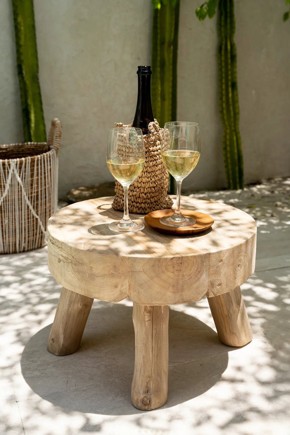 Het Teak Root Ronde Bord - XS — Bazar Bizar, foto 3
