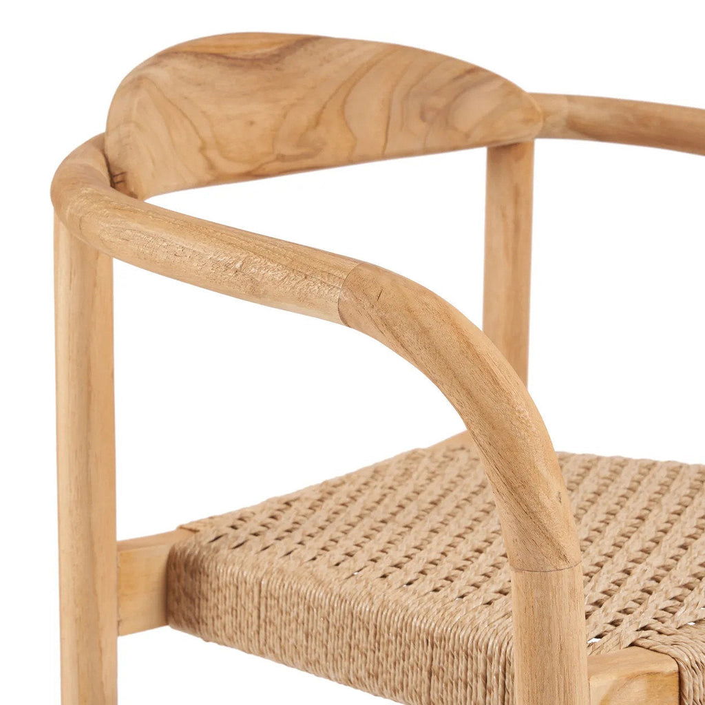 De Amaya Eetkamerstoel - Naturel - Buiten — Bazar Bizar, foto 5