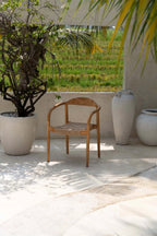 De Amaya Eetkamerstoel - Naturel - Buiten — Bazar Bizar, foto 4