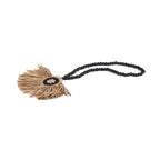 De Raffia Mahkota Kwastje - Natuurlijk Zwart — Bazar Bizar, foto 5