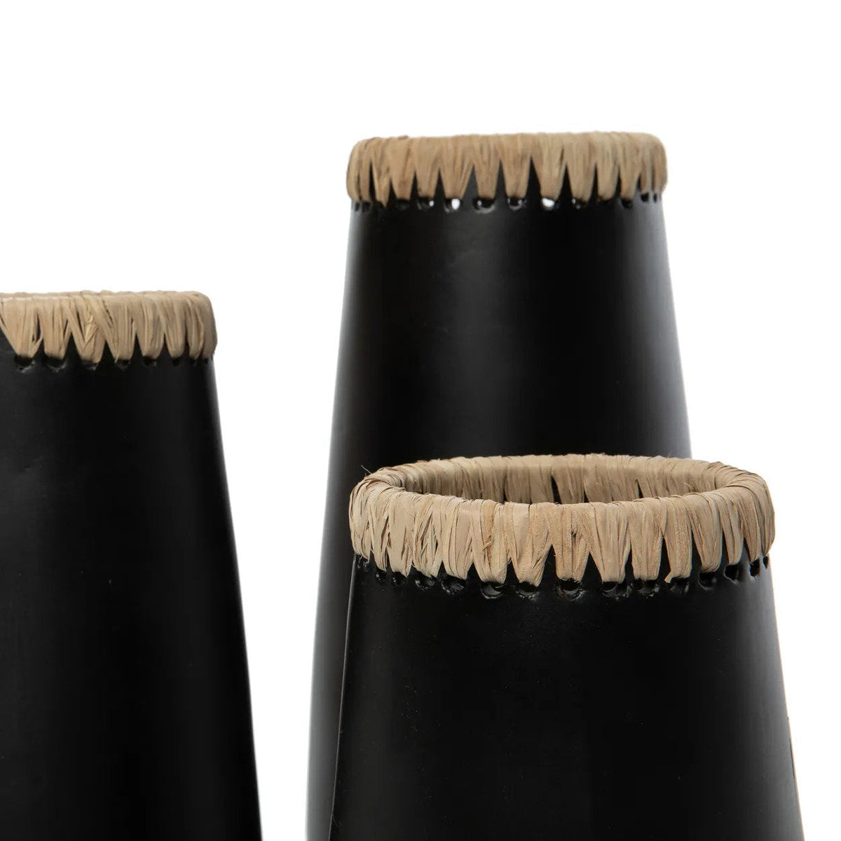 De Sneaky Vaas - Zwart Naturel - M — Bazar Bizar, foto 5
