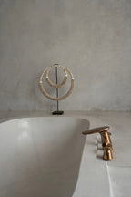 De dubbele schelpketting op standaard - naturel — Bazar Bizar, foto 4
