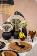De Styly Vaas - Zwart Naturel - M — Bazar Bizar, foto 4