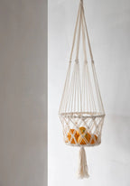 De Macrame Plantenhouder - Wit - L — Bazar Bizar, foto 3