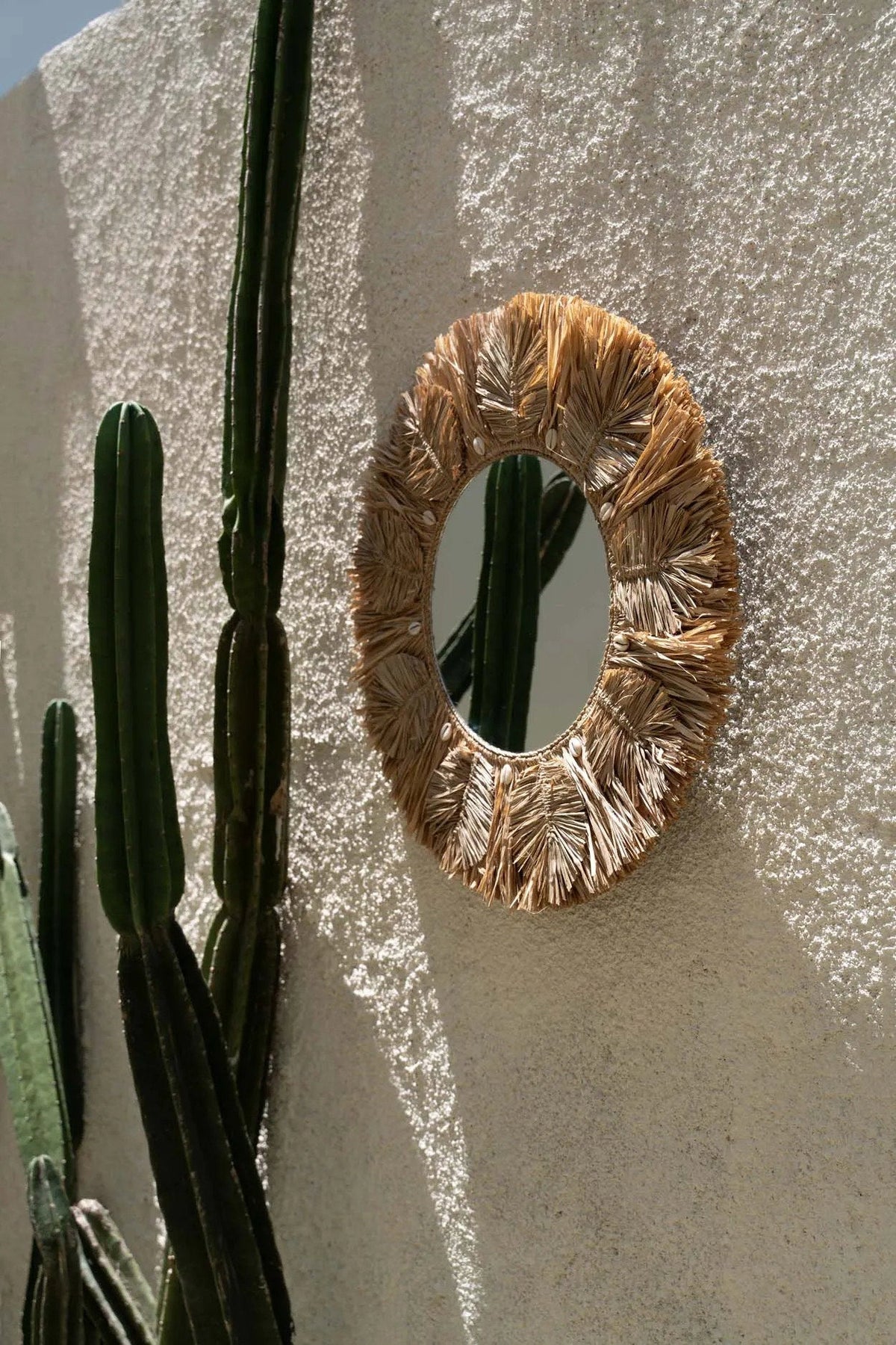 De Palmboom Spiegel - Naturel - M — Bazar Bizar, foto 3