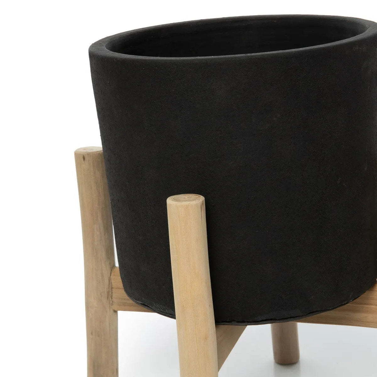 The Charcoal Low - Zwart Naturel - S — Bazar Bizar, foto 7
