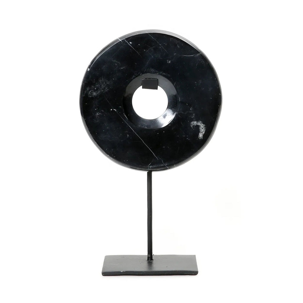 The Marble Disc on Stand - Zwart - M — Bazar Bizar, foto 5