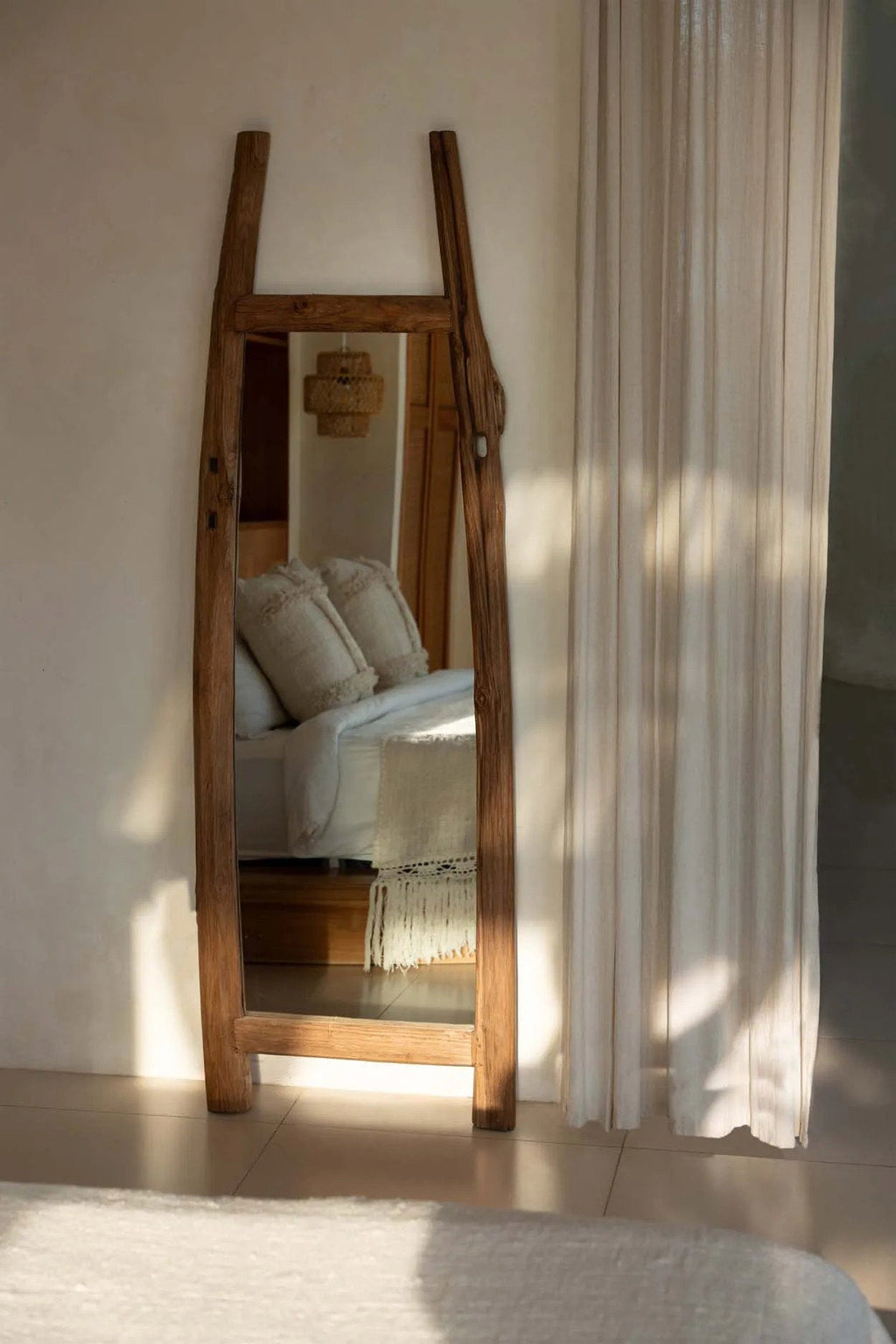 De Fabulook Kleedkamerspiegel - Naturel — Bazar Bizar, foto 3