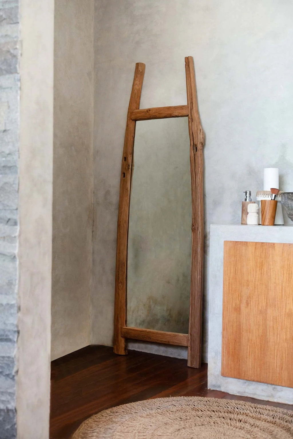 De Fabulook Kleedkamerspiegel - Naturel — Bazar Bizar, foto 4