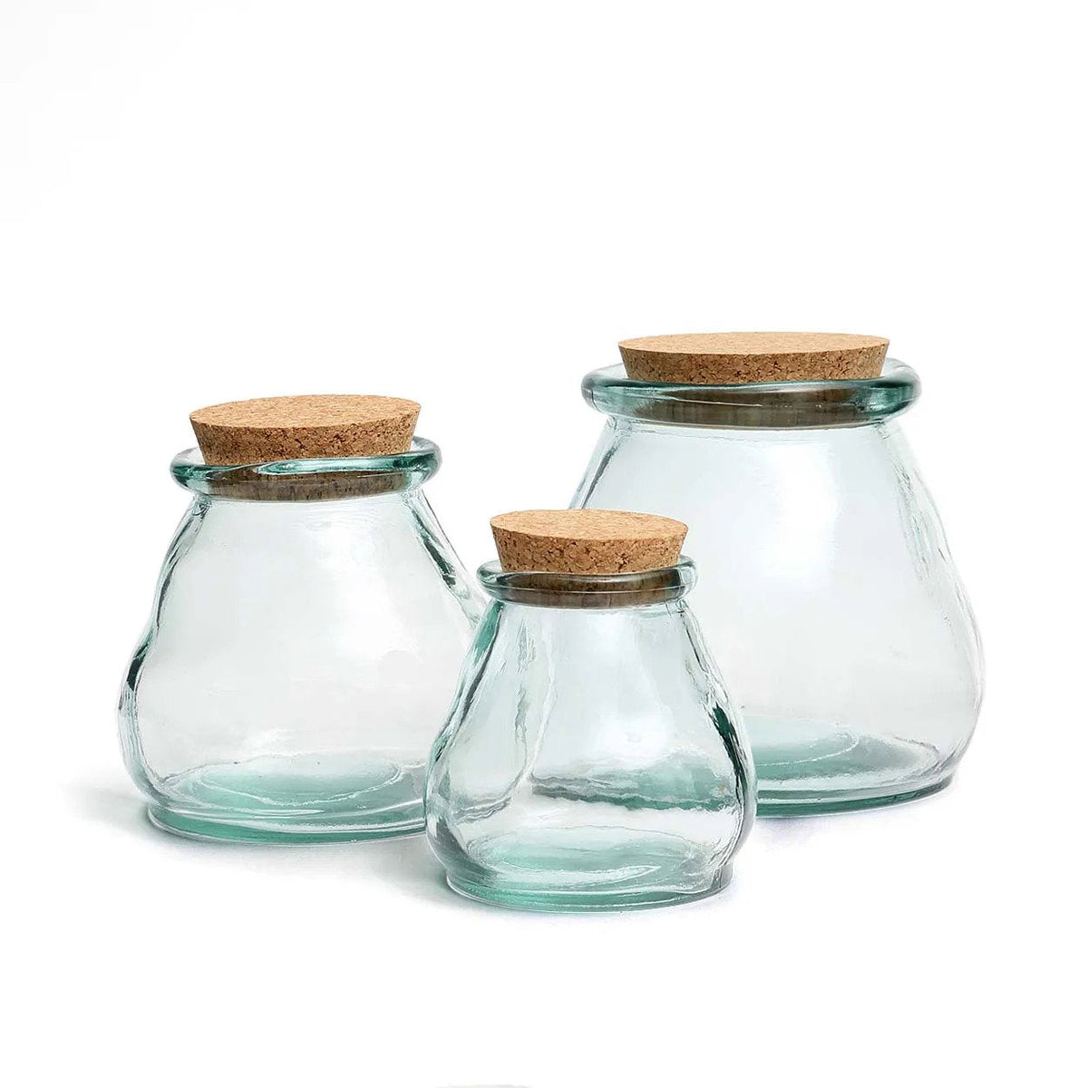 The Belly Glazen Pot - Blauw - L — Bazar Bizar, foto 5
