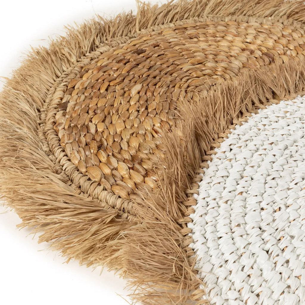 De Waterhyacint Raffia Placemat - Naturel — Bazar Bizar, foto 4