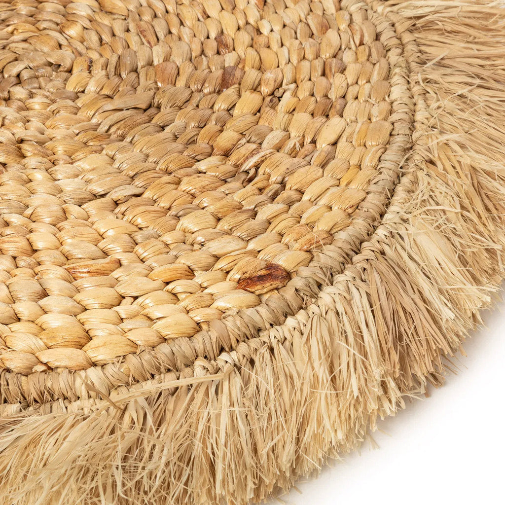De Waterhyacint Raffia Placemat - Naturel — Bazar Bizar, foto 3
