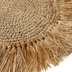 De gehaakte Raffia Placemat - naturel — Bazar Bizar, foto 3