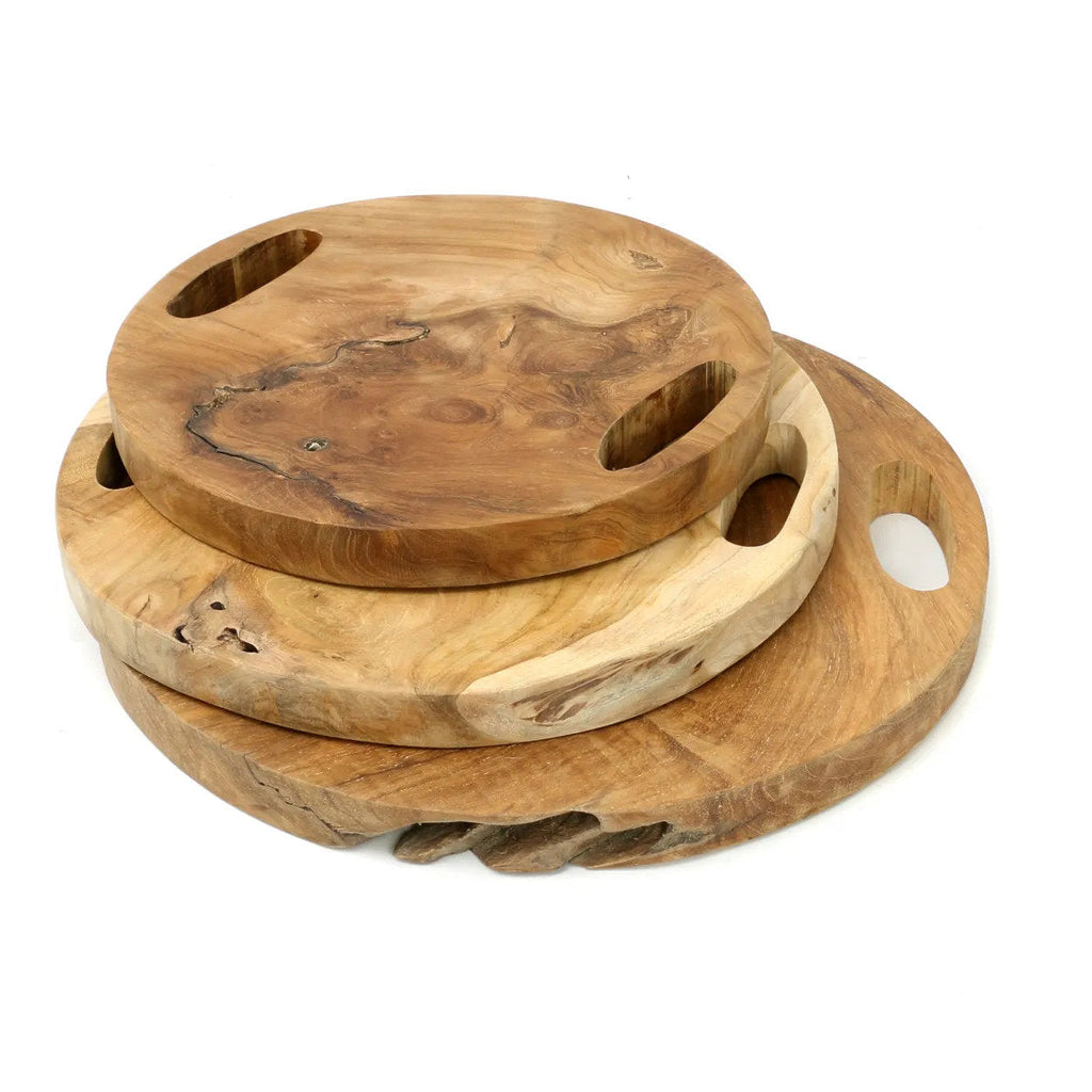 The teak Root Tray - Naturel - M — Bazar Bizar, foto 8