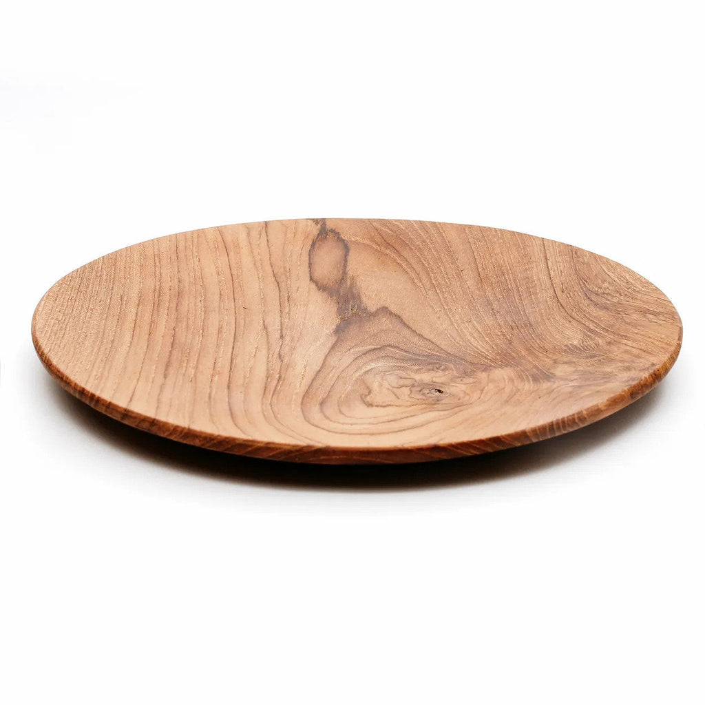 The Teak Root Round Plate - L — Bazar Bizar, foto 7