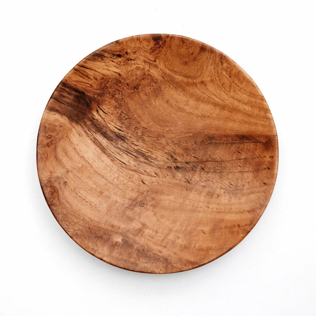 The Teak Root Round Plate - L — Bazar Bizar, foto 6