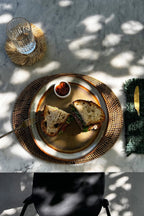 De koloniale ovale placemat - naturel bruin — Bazar Bizar, foto 3