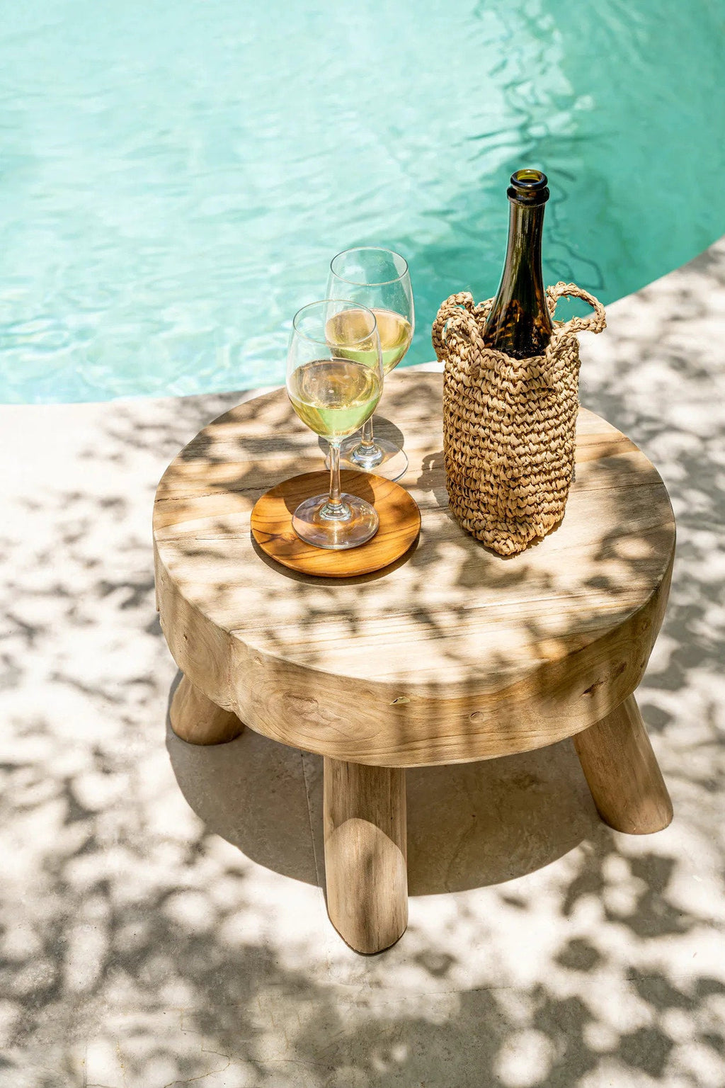 Het Teak Root Ronde Bord - XS — Bazar Bizar, foto 2