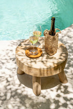 Het Teak Root Ronde Bord - XS — Bazar Bizar, foto 2