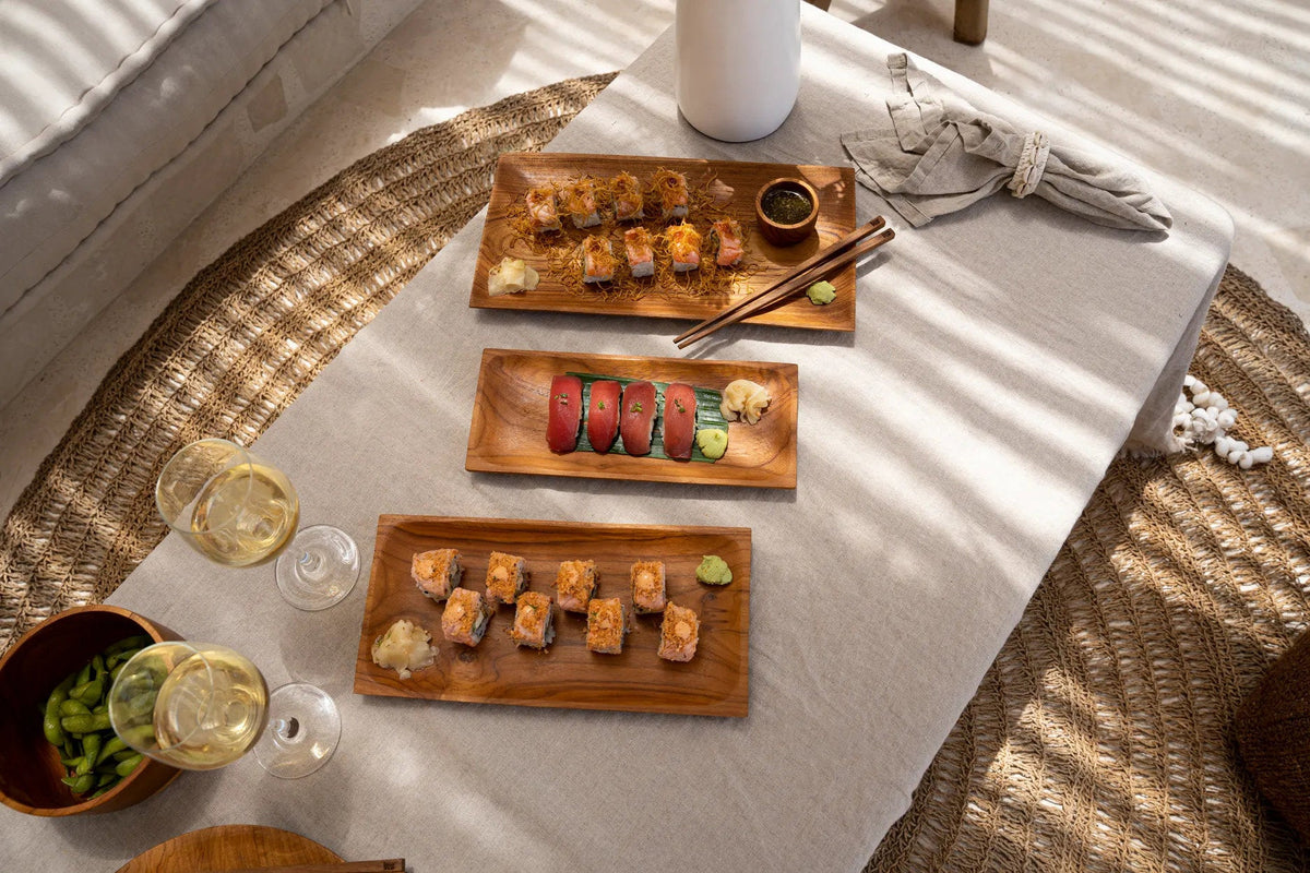 The Teak Root Sushi Plate - L — Bazar Bizar, foto 6