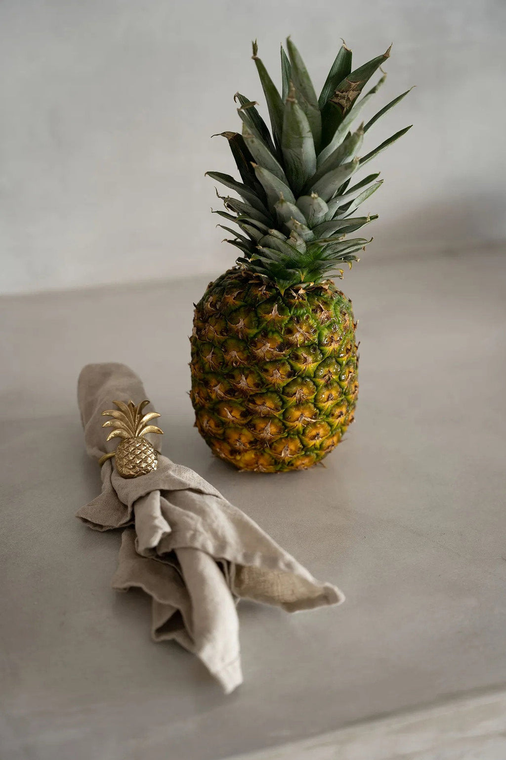 De Ananas Servetring - Goud — Bazar Bizar, foto 8