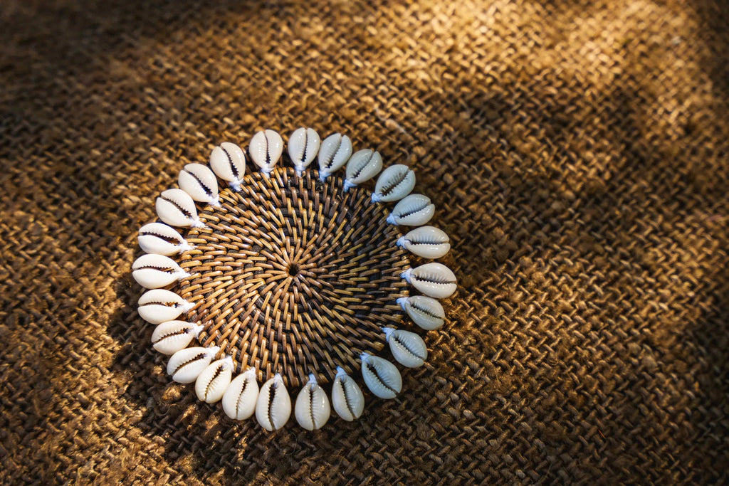 De koloniale schelpenonderzetter - natuurlijk bruin — Bazar Bizar, foto 4
