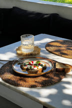 De koloniale placemat - natuurlijk bruin — Bazar Bizar, foto 2