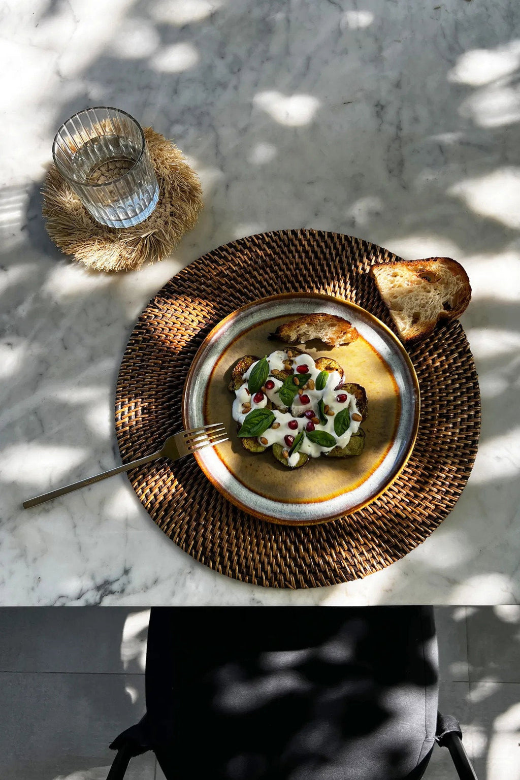 De koloniale placemat - natuurlijk bruin — Bazar Bizar, foto 3