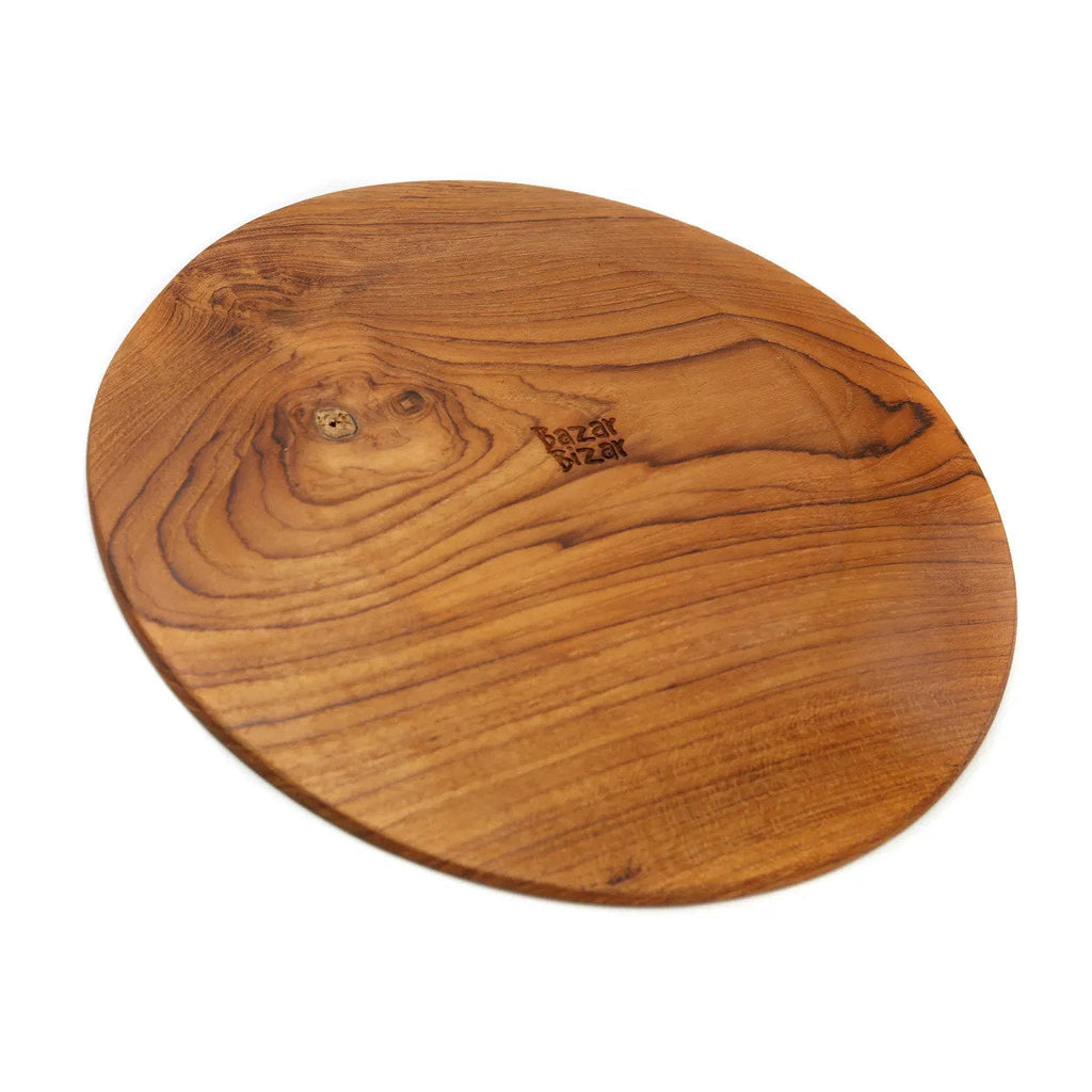 Het Teak Root Ronde Bord - XL — Bazar Bizar, foto 5