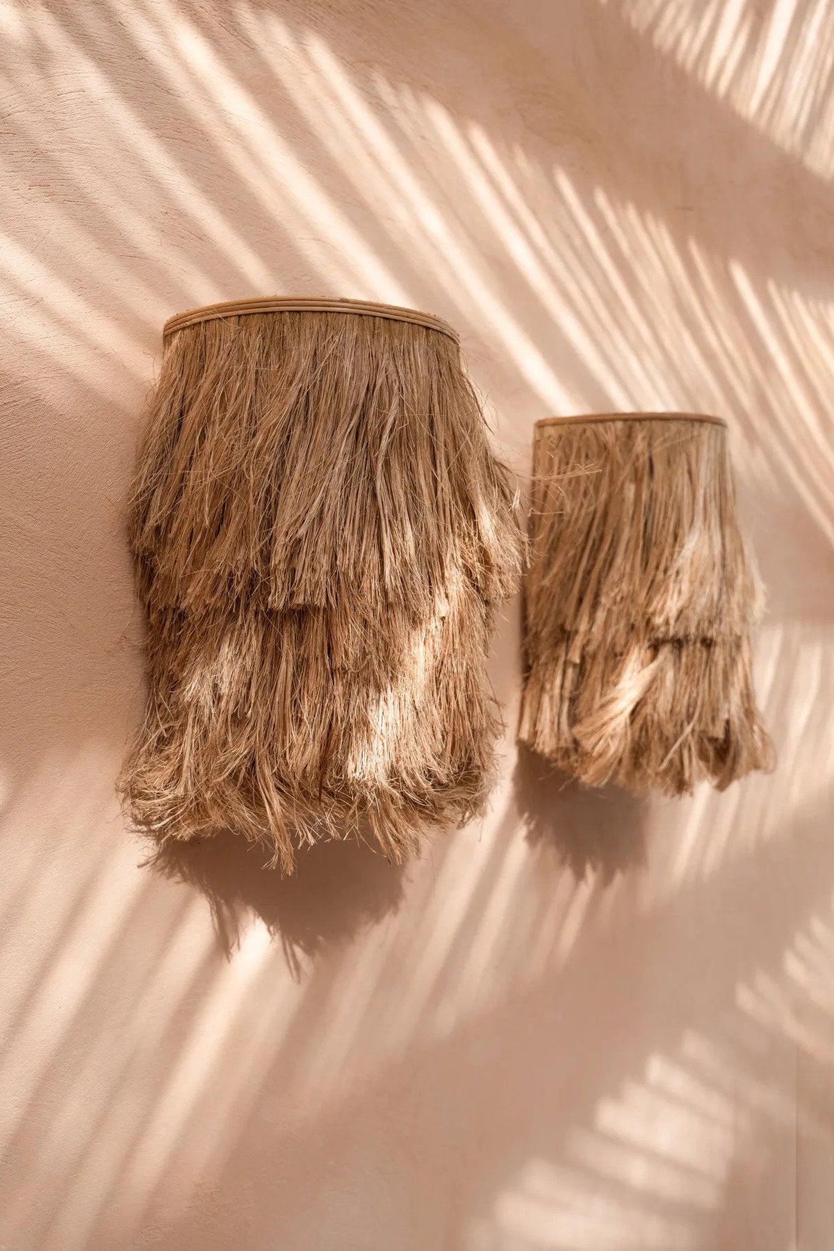 De Abaca Wandappliqué - Naturel - S — Bazar Bizar, foto 3