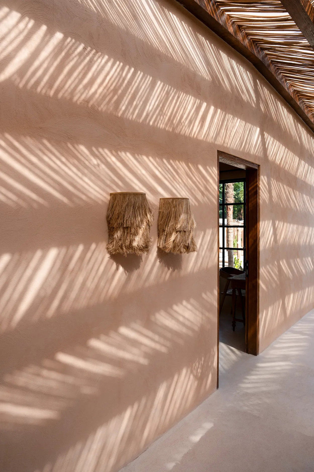 De Abaca Wandappliqué - Naturel - S — Bazar Bizar, foto 4
